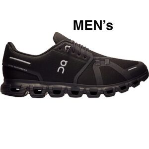 On Running cloud 6 Men's Black Charcoal Sneakers brand new with original box